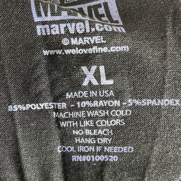 Marvel Black Widow Knot Back Tank Top Cosplay Extra Large XL Fandom Comic - Picture 5 of 14